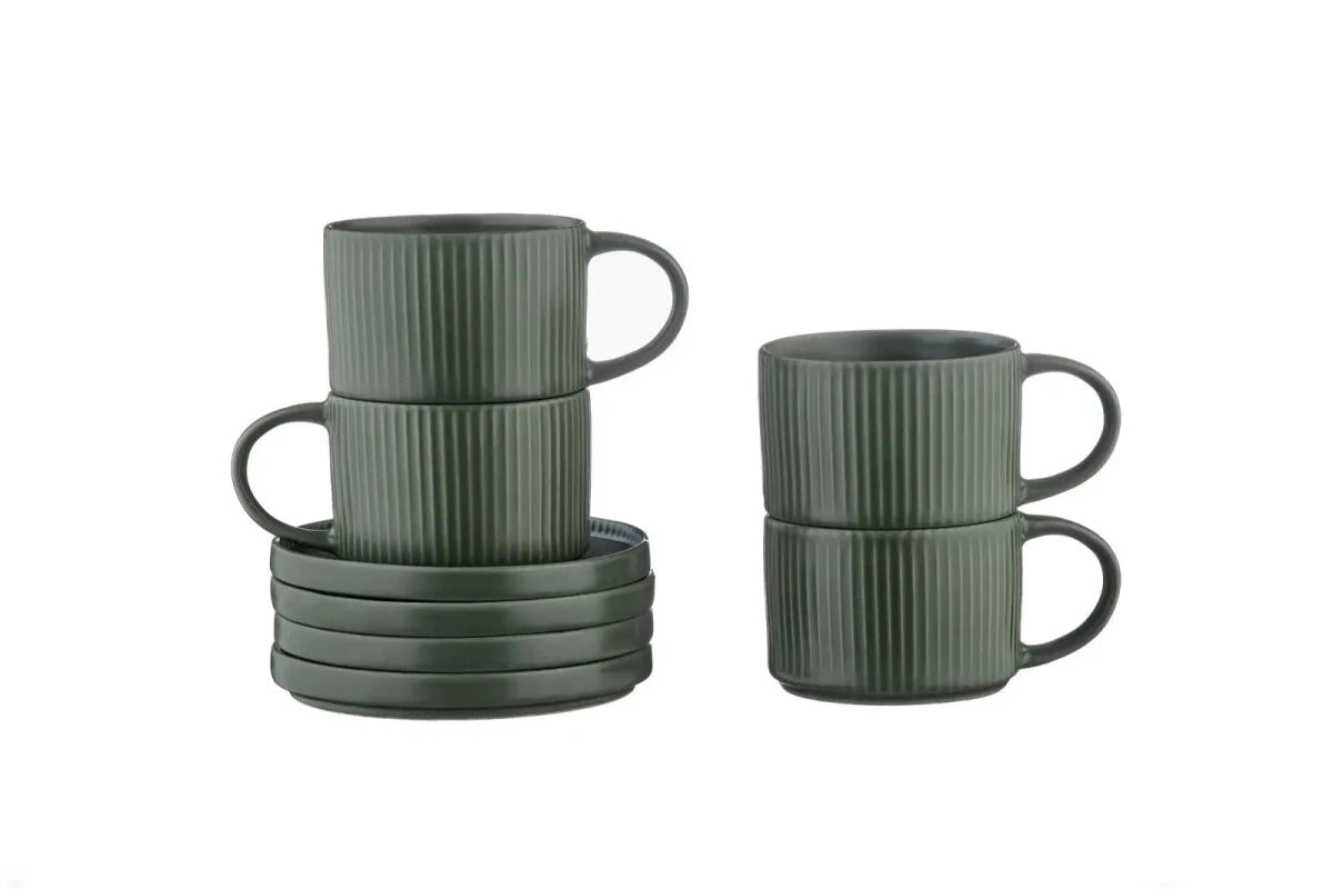 Björn Tassen - Set SCANDI Ø12cm 150ml - 8 tlg. - Oliv kaufen Bjorn Schweiz Webshop Onlineshop