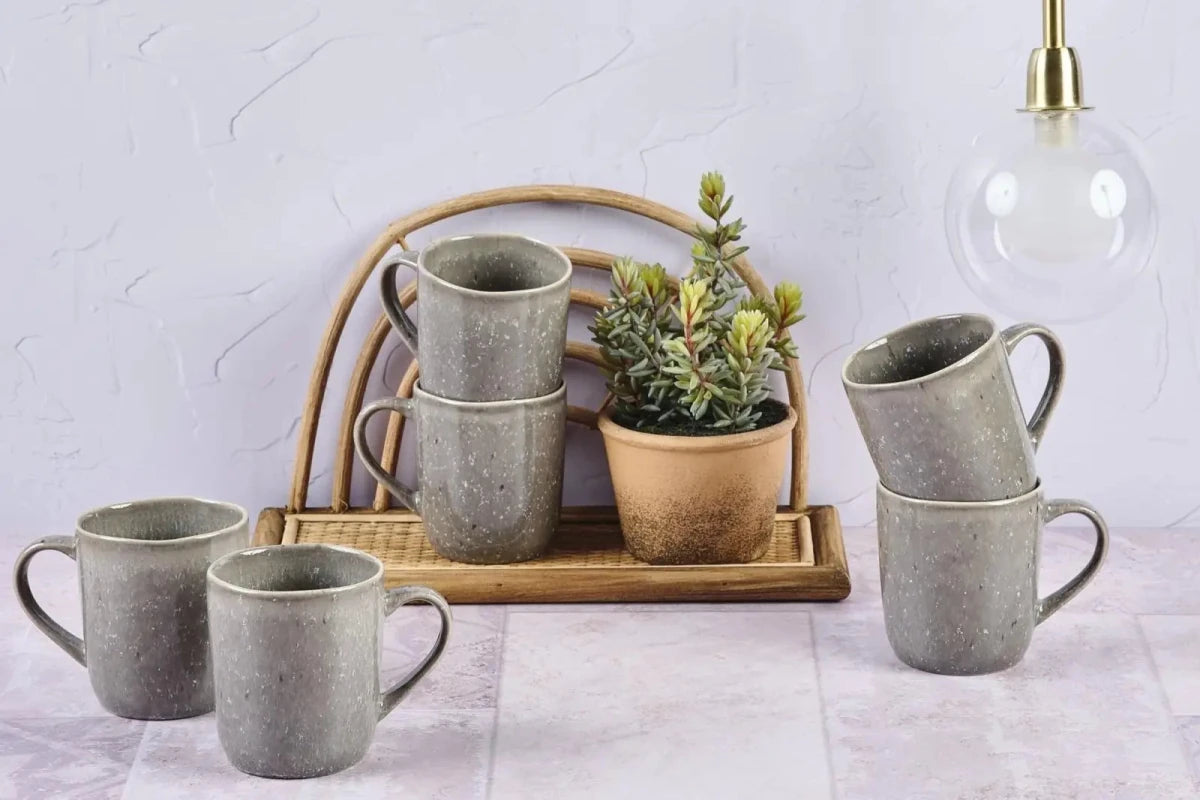 Björn Tassen - Set STELLAR 400ml - 6 tlg. - Betongrau kaufen Bjorn Schweiz Webshop Onlineshop