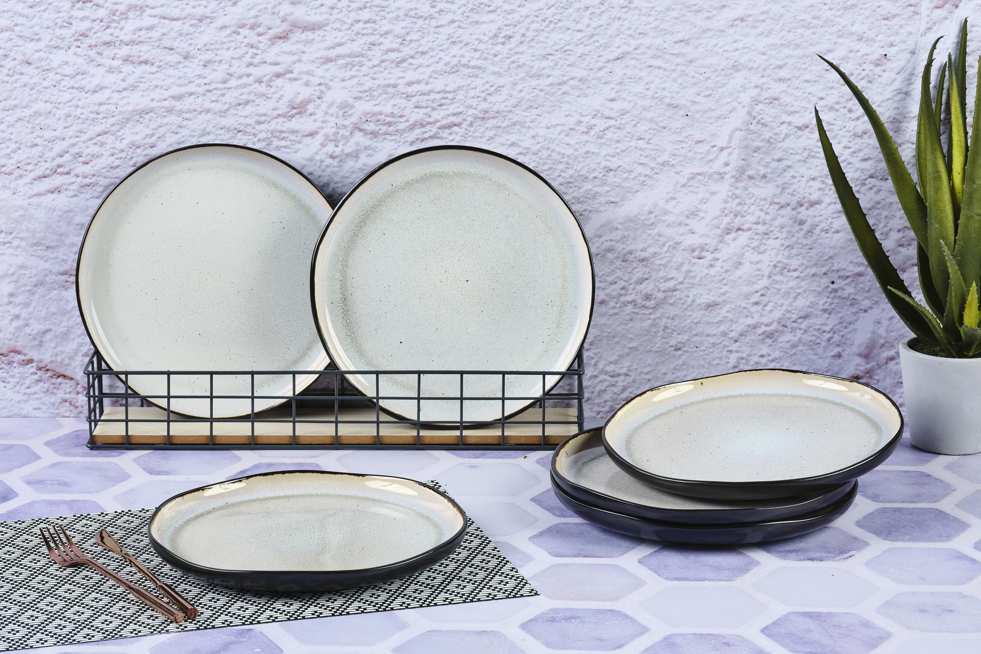 Björn Teller - Set IRIS Ø26cm - 6 tlg. - Weiss kaufen Bjorn Schweiz Webshop Onlineshop