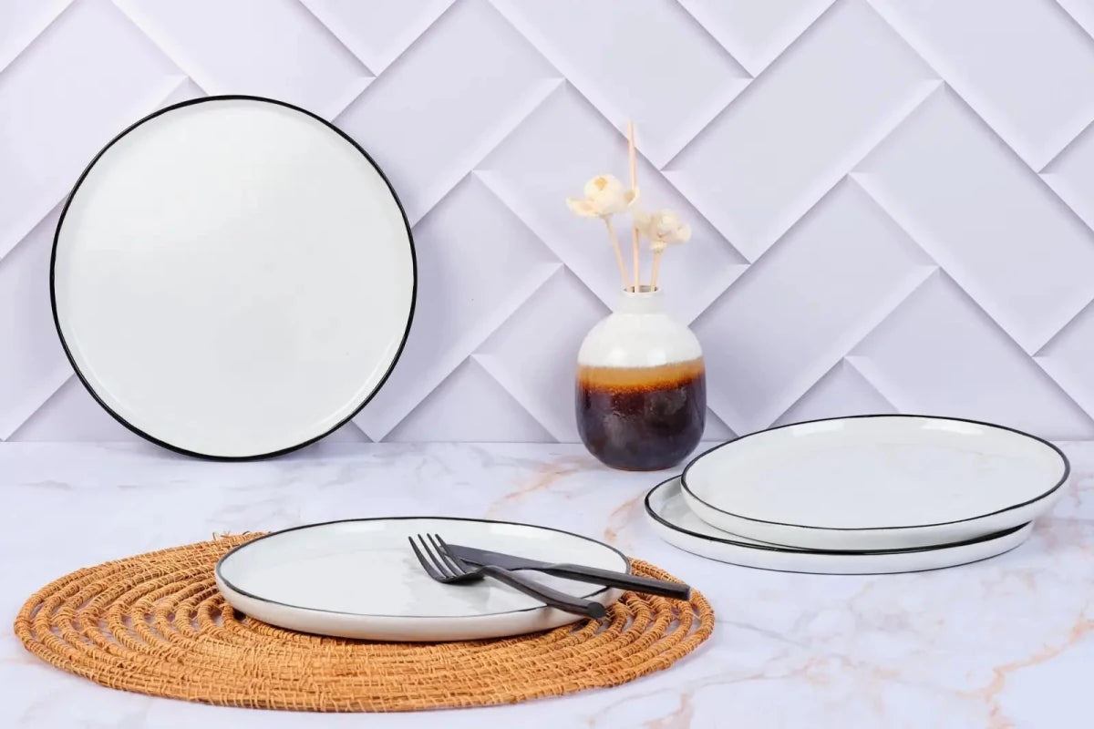 Björn Teller - Set PURE Ø21,5cm - 4 tlg. - Weiss kaufen Bjorn Schweiz Webshop Onlineshop
