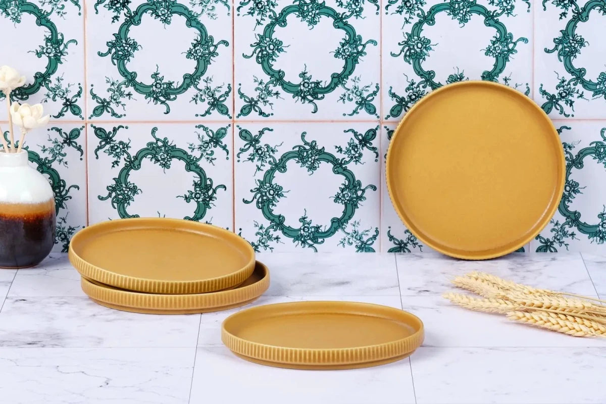 Björn Teller - Set SCANDI Ø16,5cm - 4 tlg. - Ocker kaufen Bjorn Schweiz Webshop Onlineshop
