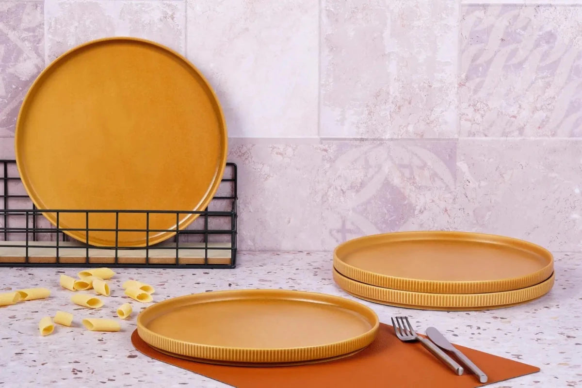 Björn Teller - Set SCANDI Ø27,5cm - 4 tlg. - Ocker kaufen Bjorn Schweiz Webshop Onlineshop