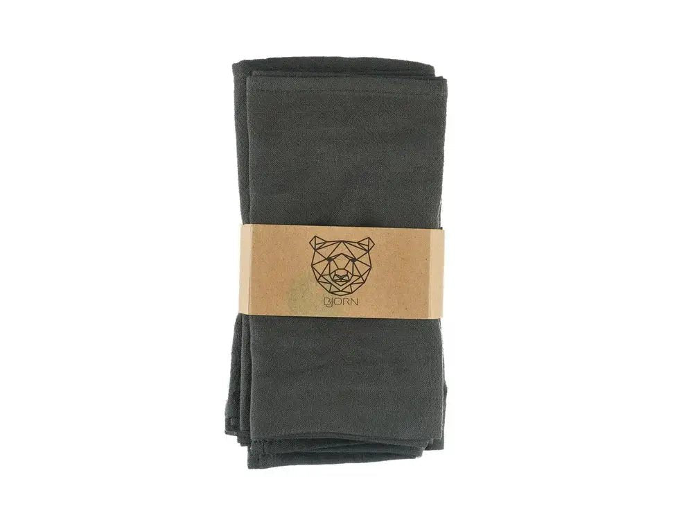 Björn Tischserviette - Leinen & Baumwolle - 6 tlg. - Anthrazit kaufen Bjorn Schweiz Webshop Onlineshop