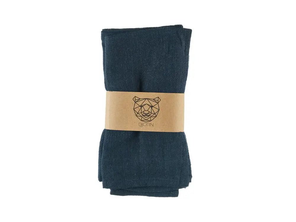 Björn Tischserviette - Leinen & Baumwolle - 6 tlg. - Blau/Grau kaufen Bjorn Schweiz Webshop Onlineshop