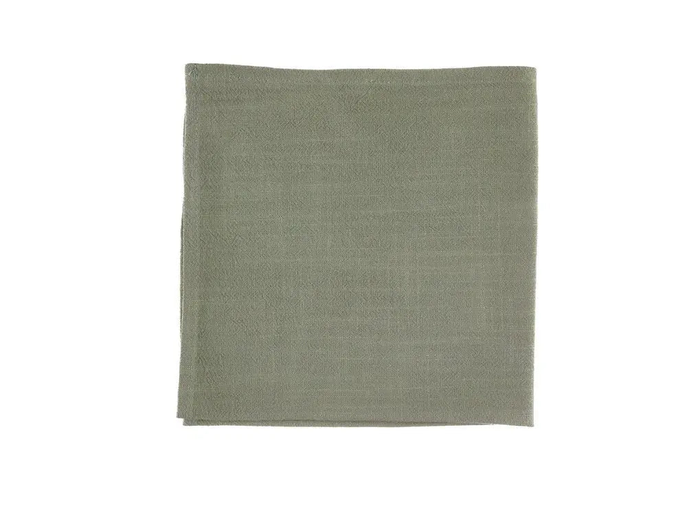 Björn Tischserviette - Leinen & Baumwolle - 6 tlg. - Grau/Grün kaufen Bjorn Schweiz Webshop Onlineshop