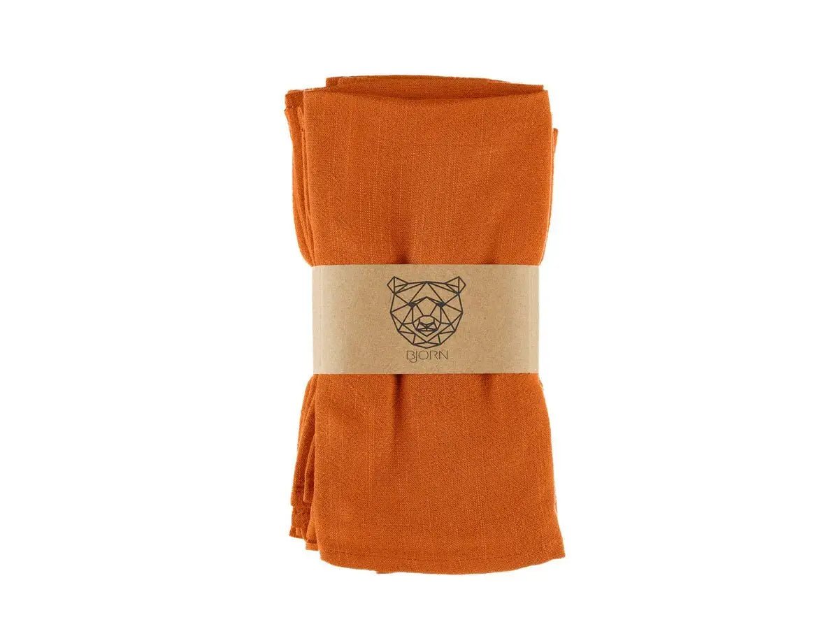 Björn Tischserviette - Leinen & Baumwolle - 6 tlg. - Orange kaufen Bjorn Schweiz Webshop Onlineshop