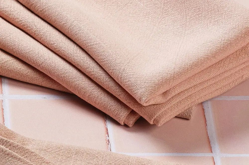Björn Tischserviette - Leinen & Baumwolle - 6 tlg. - Rosa/Grün kaufen Bjorn Schweiz Webshop Onlineshop