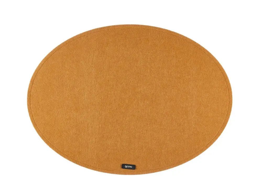 Björn Tischset "oval" - recycelter Filz - 6 tlg. - Camel kaufen Bjorn Schweiz Webshop Onlineshop