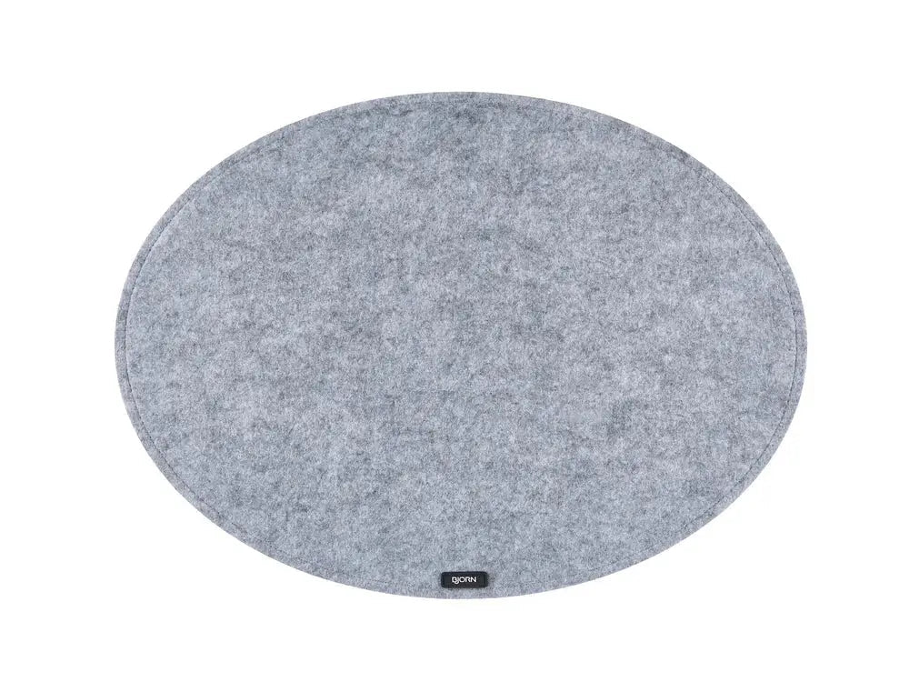 Björn Tischset "oval" - recycelter Filz - 6 tlg. - Grau kaufen Bjorn Schweiz Webshop Onlineshop