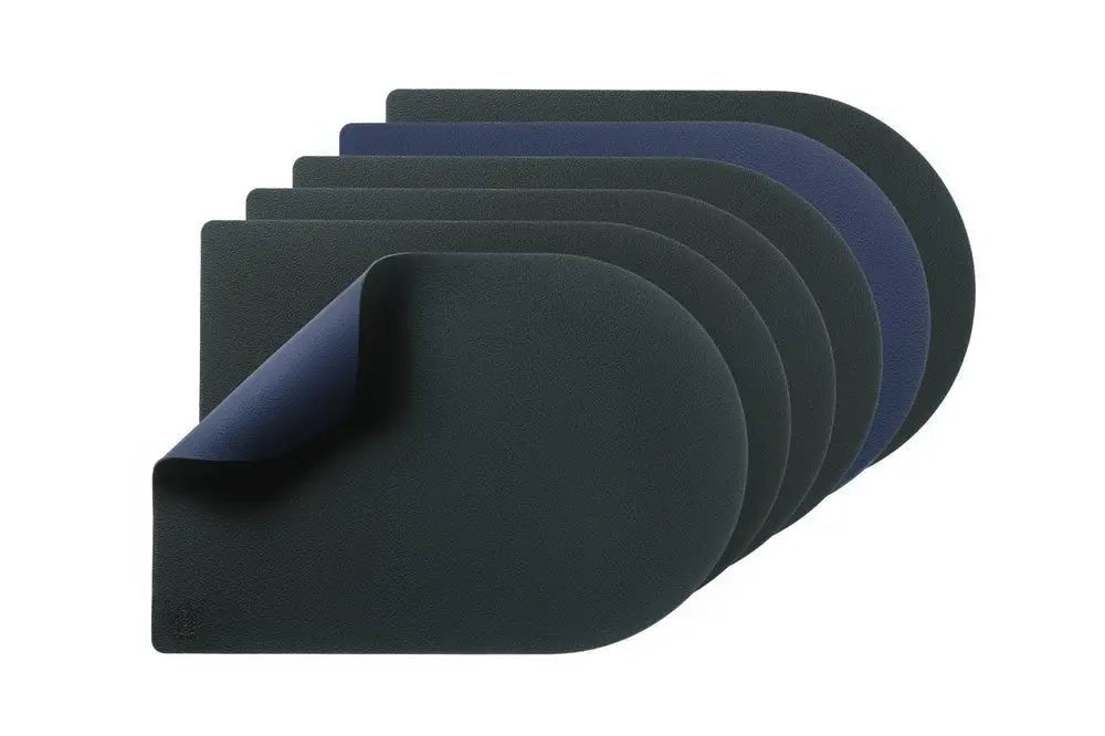 Björn Wendbares Tischset "arcus" - recyceltes Leder - 6 tlg. - Blau/Grau kaufen Bjorn Schweiz Webshop Onlineshop