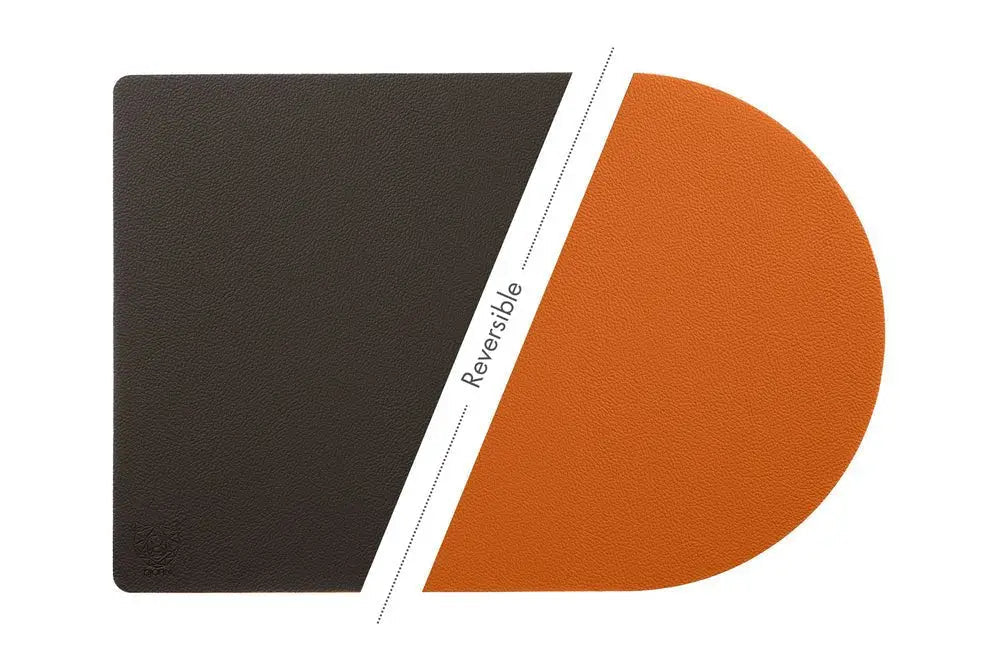 Björn Wendbares Tischset "arcus" - recyceltes Leder - 6 tlg. - Orange/Braun kaufen Bjorn Schweiz Webshop Onlineshop