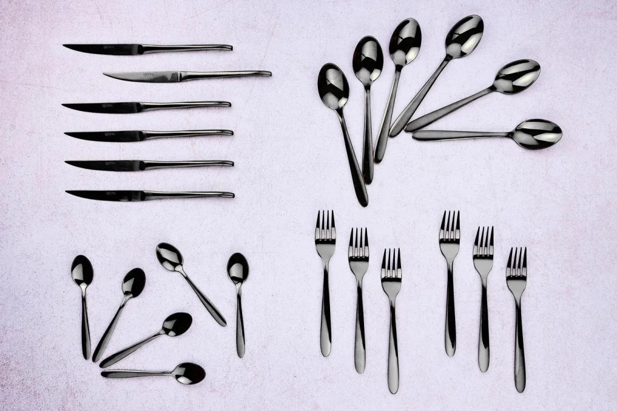 Björn Besteck - Set KAJA - 24 tlg. - Schwarz kaufen Bjorn Schweiz Webshop Onlineshop