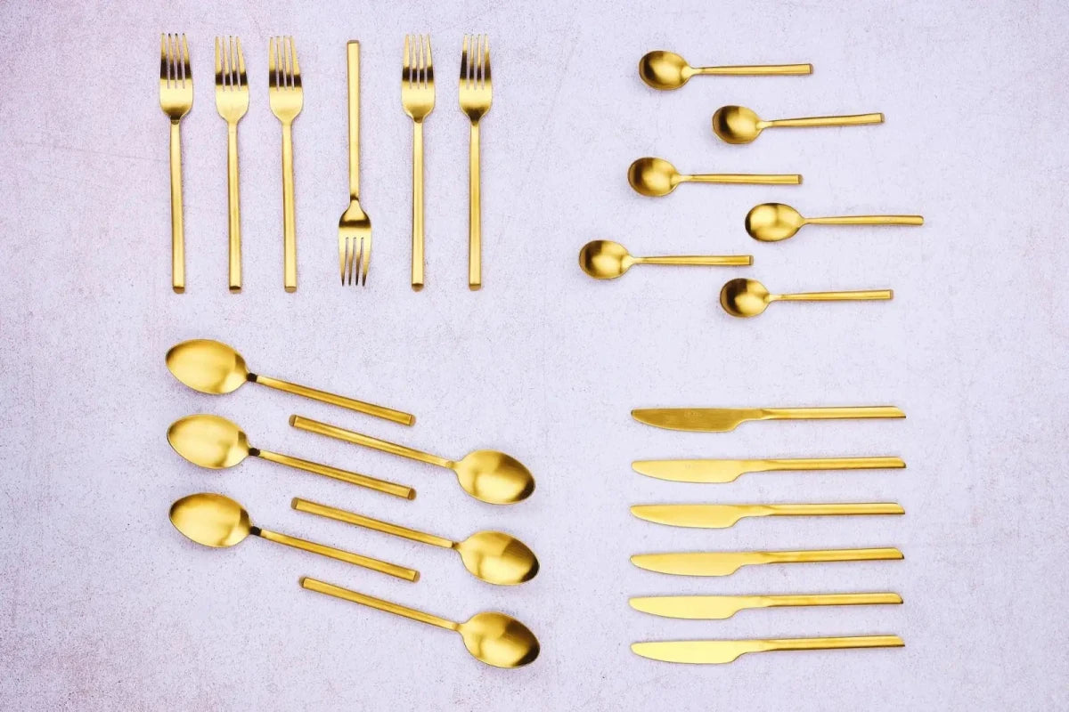 Björn Besteck - Set KNUT - 24 tlg. - Gold kaufen Bjorn Schweiz Webshop Onlineshop