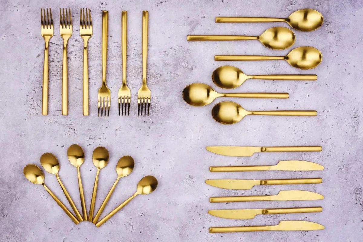 Björn Besteck - Set NILS - 24 tlg. - Gold kaufen Bjorn Schweiz Webshop Onlineshop