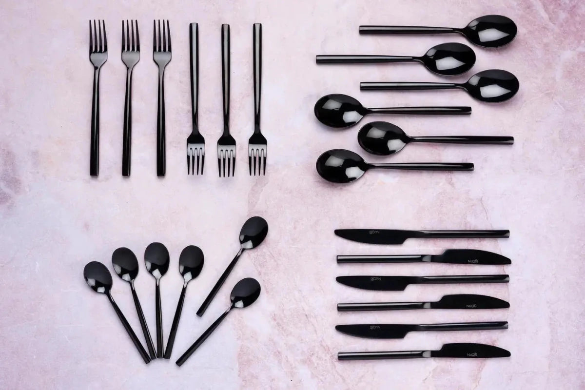 Björn Besteck - Set NILS - 24 tlg. - Schwarz kaufen Bjorn Schweiz Webshop Onlineshop