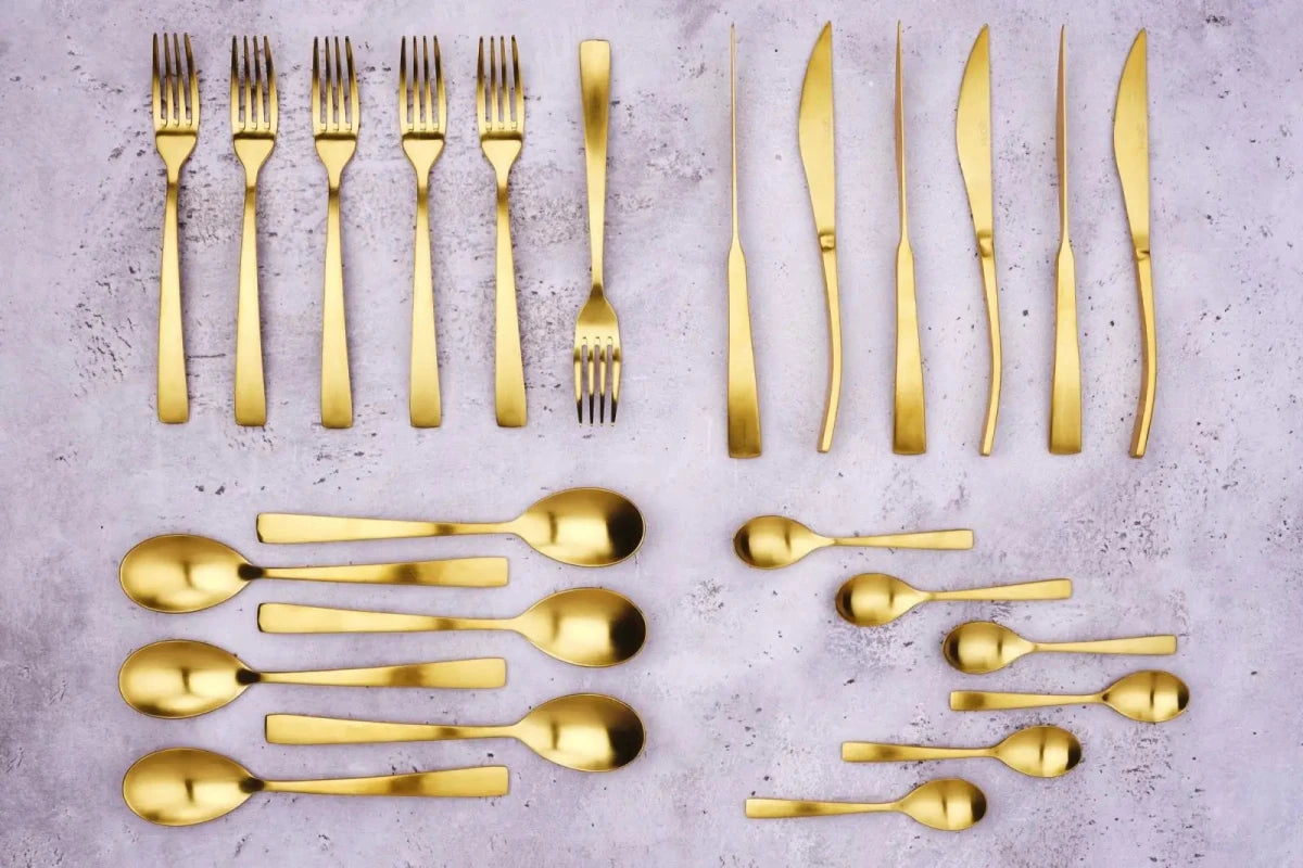 Björn Besteck - Set OGLU - 24 tlg. - Gold kaufen Bjorn Schweiz Webshop Onlineshop