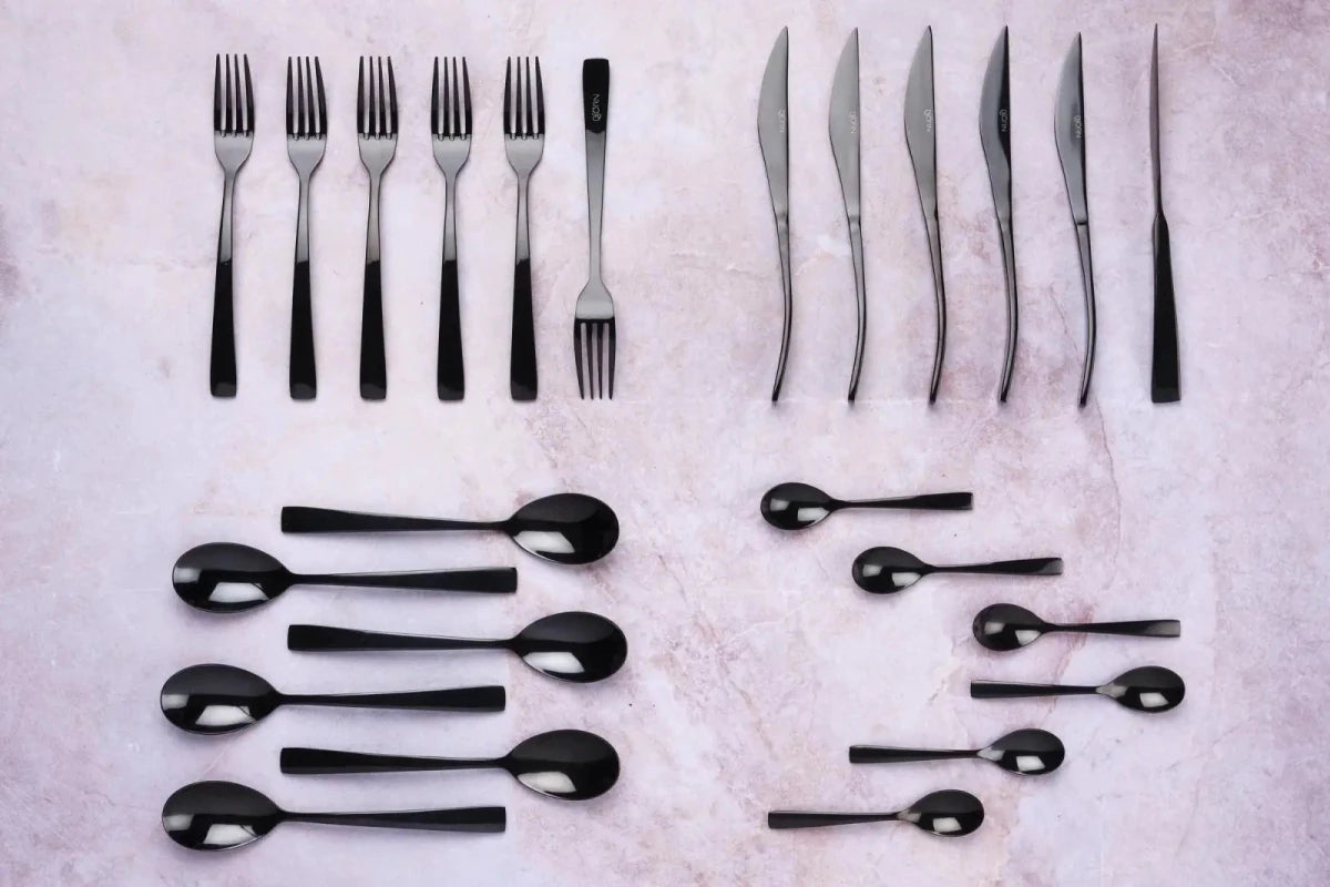 Björn Besteck - Set OGLU - 24tlg. - Schwarz kaufen Bjorn Schweiz Webshop Onlineshop