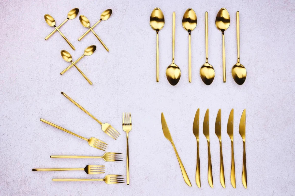 Björn Besteck - Set OLAF - 24 tlg. - Gold kaufen Bjorn Schweiz Webshop Onlineshop