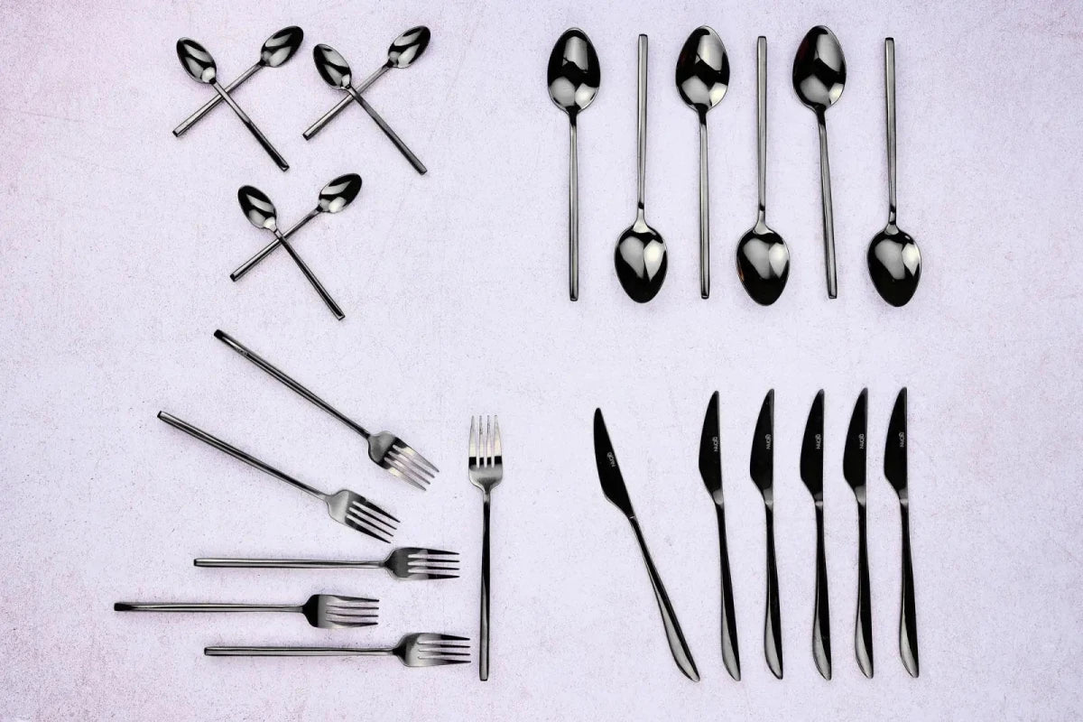 Björn Besteck - Set OLAF - 24 tlg. - Schwarz kaufen Bjorn Schweiz Webshop Onlineshop