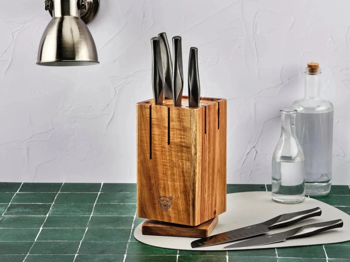 Björn Drehbarer Messerblock SKAGEN - 1 tlg. - Braun kaufen Bjorn Schweiz Webshop Onlineshop