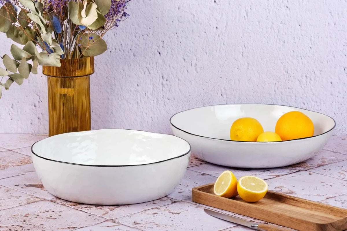Björn Fruchtschale PURE Ø29cm + Ø33,5cm - 2 tlg. - Weiss kaufen Bjorn Schweiz Webshop Onlineshop