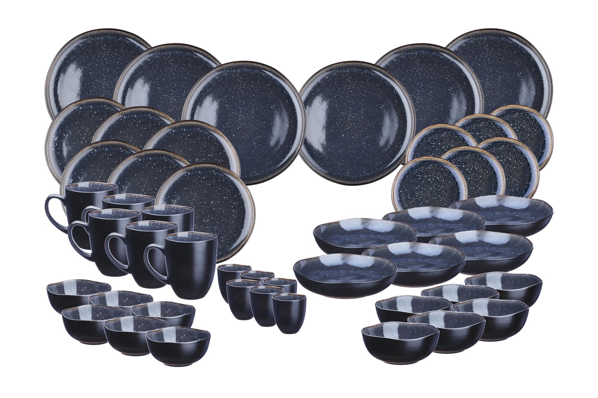 Björn Geschirr - Set IRIS - 48 tlg. - Dunkelblau kaufen Bjorn Schweiz Webshop Onlineshop