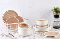 Björn Geschirr - Set OXYGEN - 18 tlg. - Puderrosa kaufen Bjorn Schweiz Webshop Onlineshop