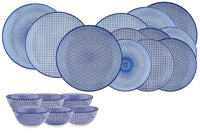 Björn Geschirr - Set PATTERN - 18 tlg. - Dunkelblau kaufen Bjorn Schweiz Webshop Onlineshop