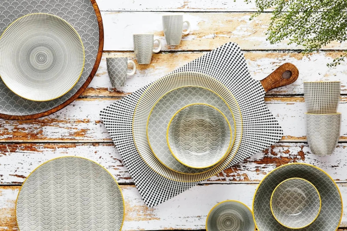 Björn Geschirr - Set PATTERN - 18 tlg. - Eclipse kaufen Bjorn Schweiz Webshop Onlineshop