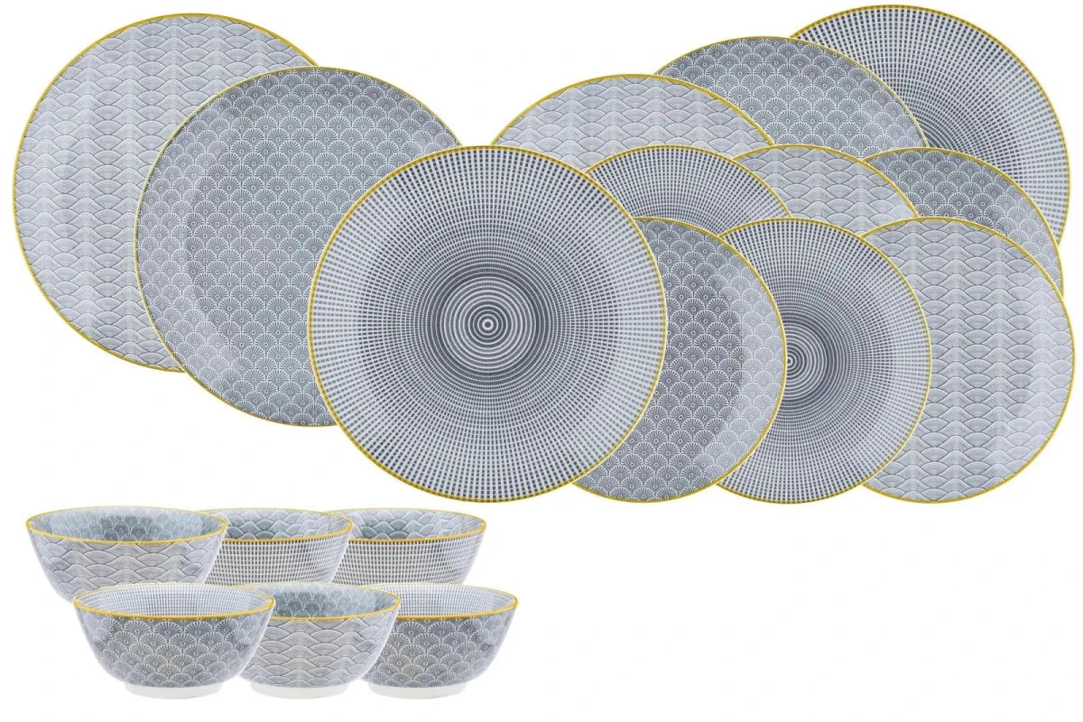 Björn Geschirr - Set PATTERN - 18 tlg. - Eclipse kaufen Bjorn Schweiz Webshop Onlineshop