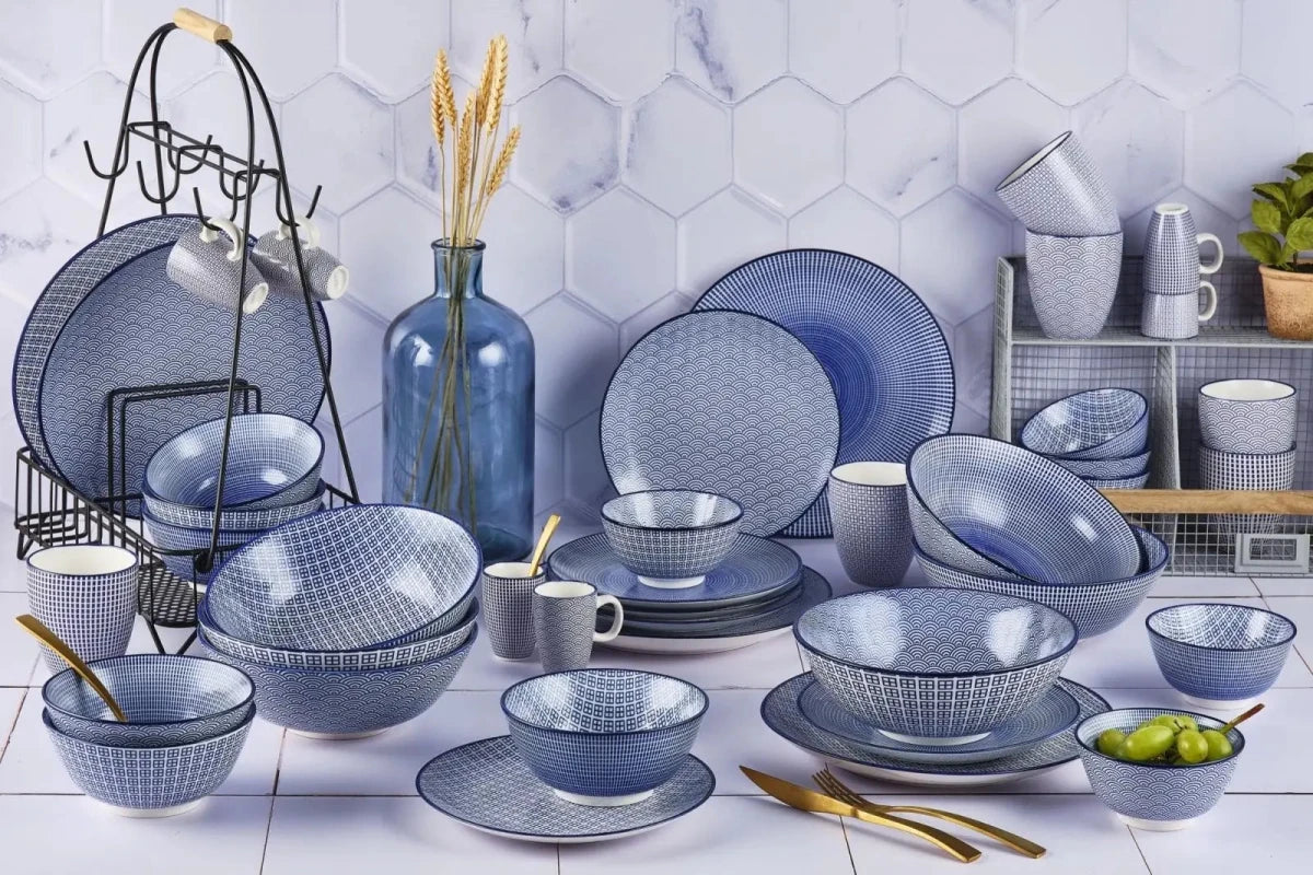Björn Geschirr - Set PATTERN - 42 tlg. - Dunkelblau kaufen Bjorn Schweiz Webshop Onlineshop