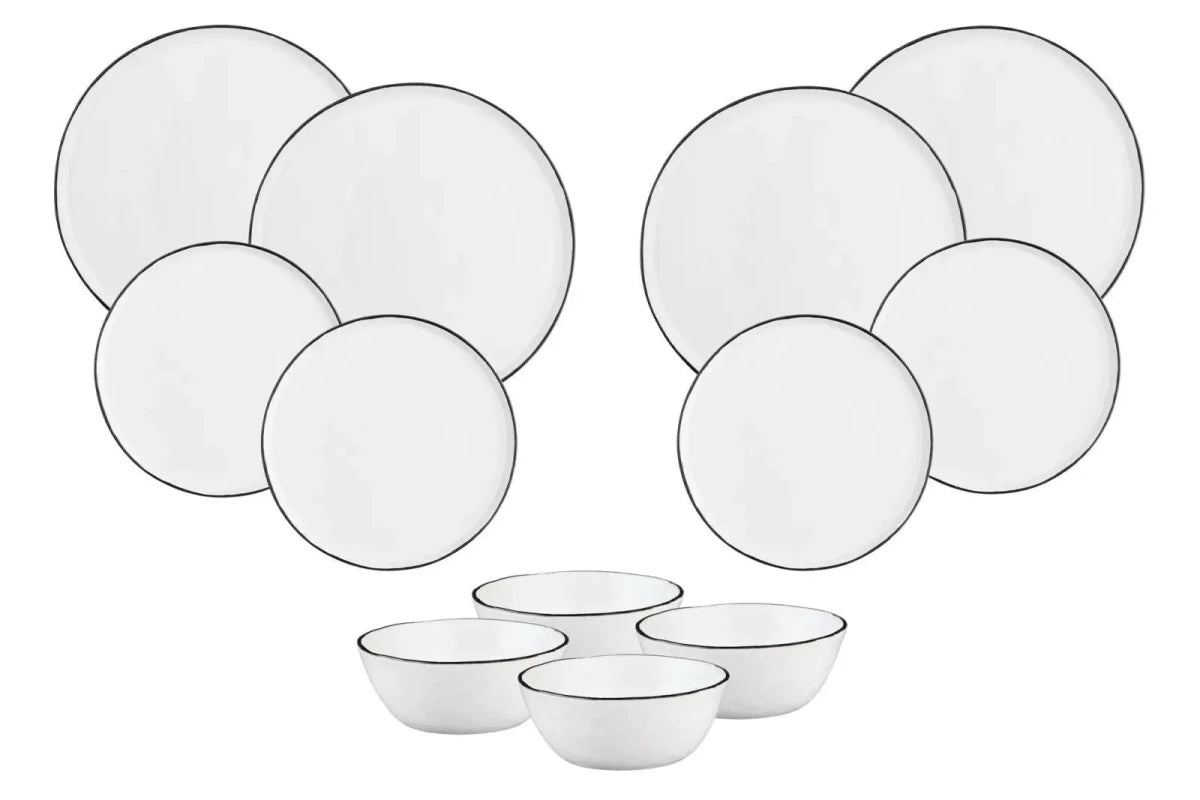 Björn Geschirr - Set PURE - 12 tlg. - Weiss kaufen Bjorn Schweiz Webshop Onlineshop