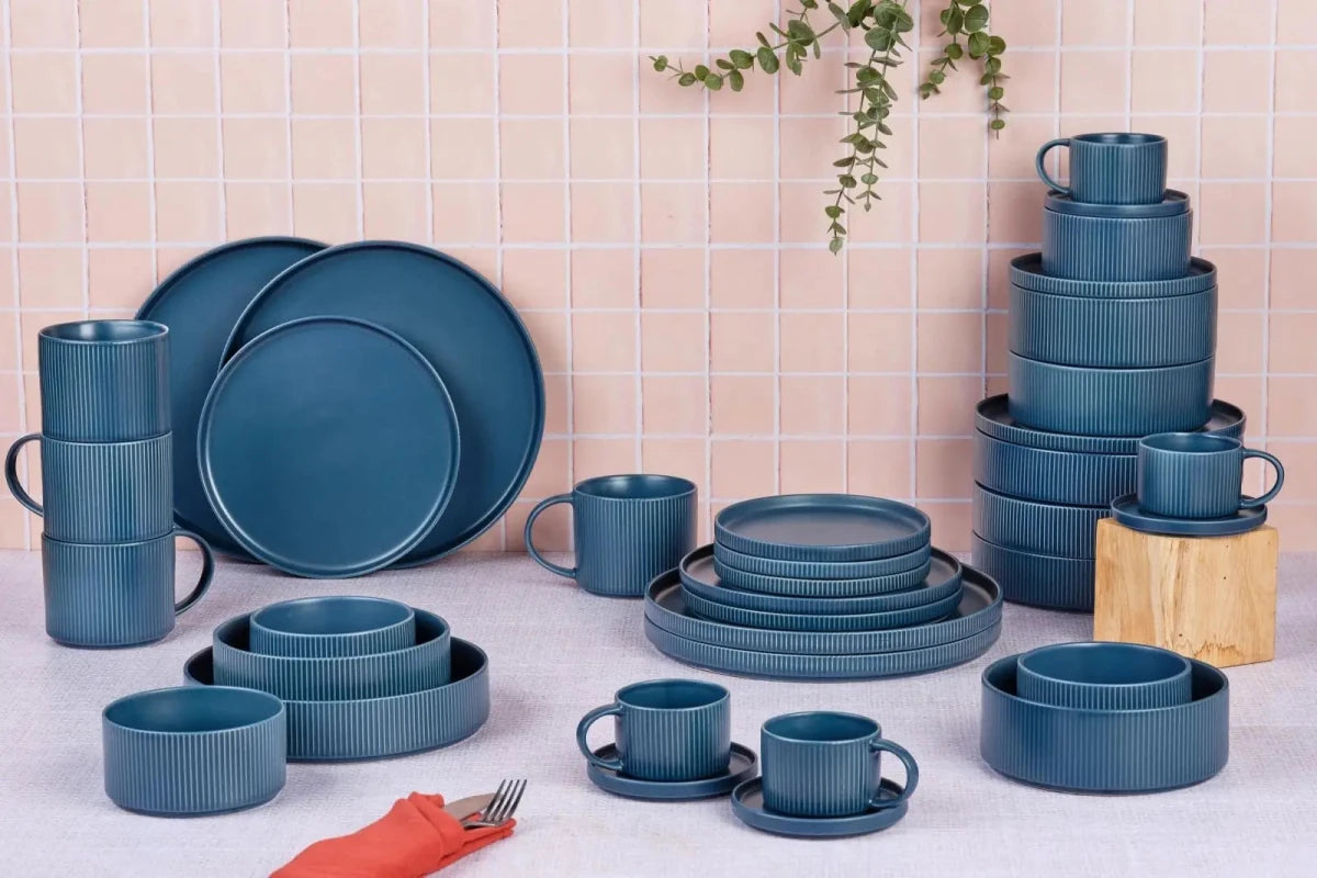 Björn Geschirr - Set SCANDI - 36 tlg. - Navy kaufen Bjorn Schweiz Webshop Onlineshop