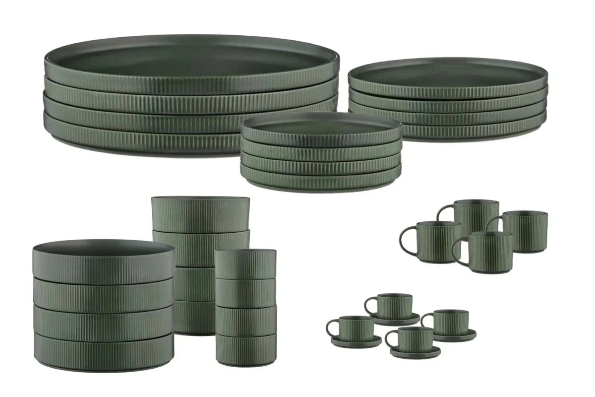 Björn Geschirr - Set SCANDI - 36 tlg. - Oliv kaufen Bjorn Schweiz Webshop Onlineshop