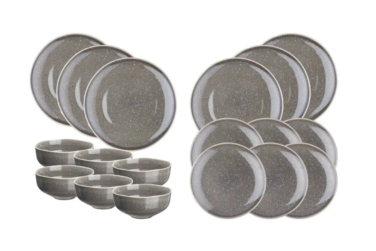 Björn Geschirr - Set STELLAR - 18 tlg. - Grau kaufen Bjorn Schweiz Webshop Onlineshop