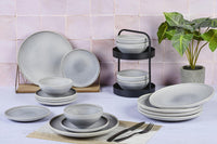 Björn Geschirr - Set STONE - 18 tlg. - Mondgrau kaufen Bjorn Schweiz Webshop Onlineshop