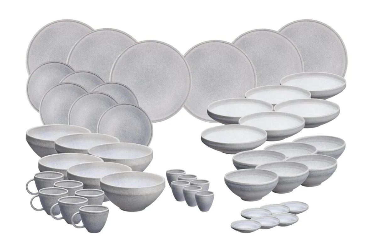 Björn Geschirr - Set STONE - 6 Personen 48 tlg. - Mondgrau kaufen Bjorn Schweiz Webshop Onlineshop