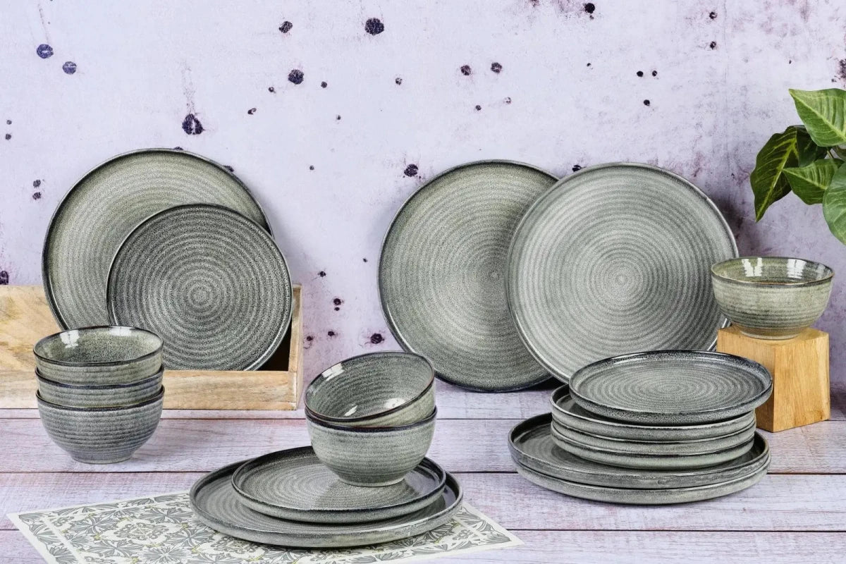 Björn Geschirr - Set ZEN Natur - 6 Personen 18 tlg. - Natur kaufen Bjorn Schweiz Webshop Onlineshop