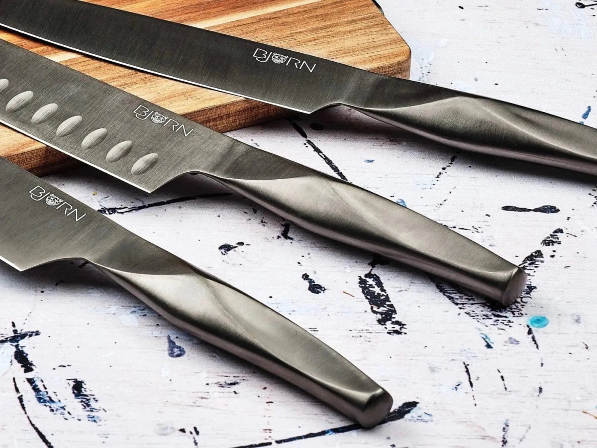Björn Küchenmesser - Set LARUS - 6 tlg. - Silber kaufen Bjorn Schweiz Webshop Onlineshop