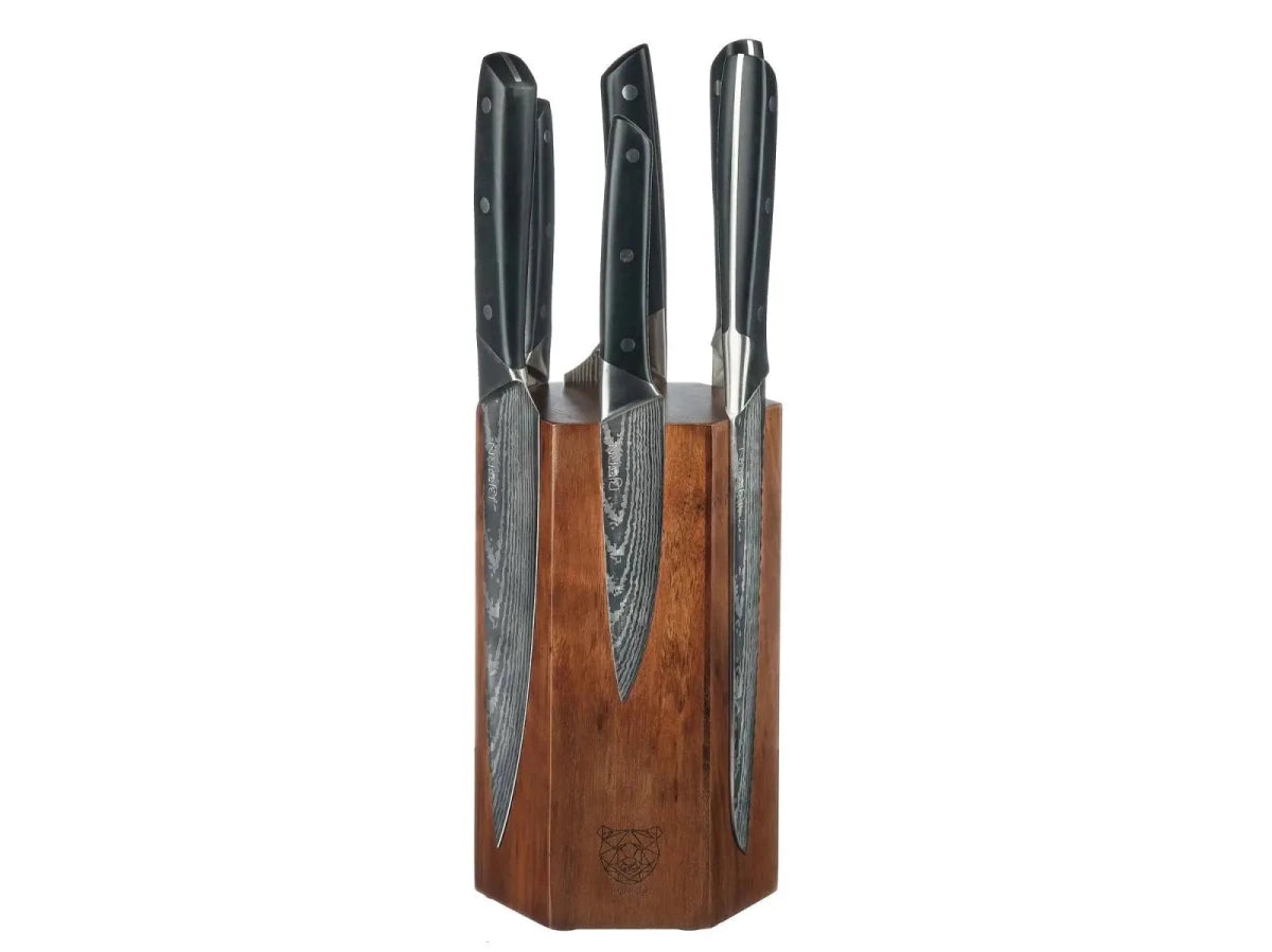 Björn Küchenmesserblock - Set ERLING IMATRA - 7 tlg. - Braun kaufen Bjorn Schweiz Webshop Onlineshop