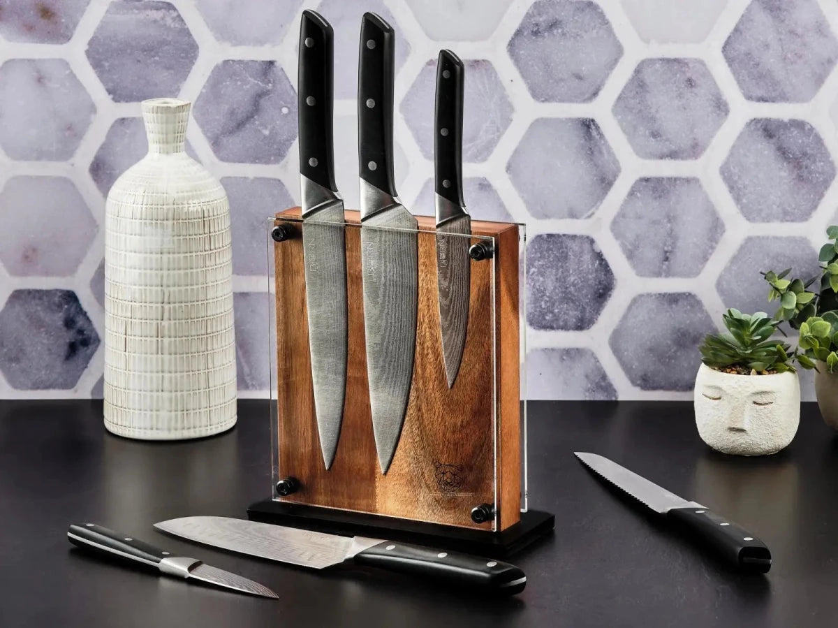 Björn Küchenmesserblock - Set ERLING RAUMA - 7 tlg. - Braun kaufen Bjorn Schweiz Webshop Onlineshop
