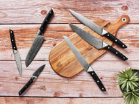 Björn Küchenmesserblock - Set ERLING SKAGEN - 7 tlg. - Braun kaufen Bjorn Schweiz Webshop Onlineshop