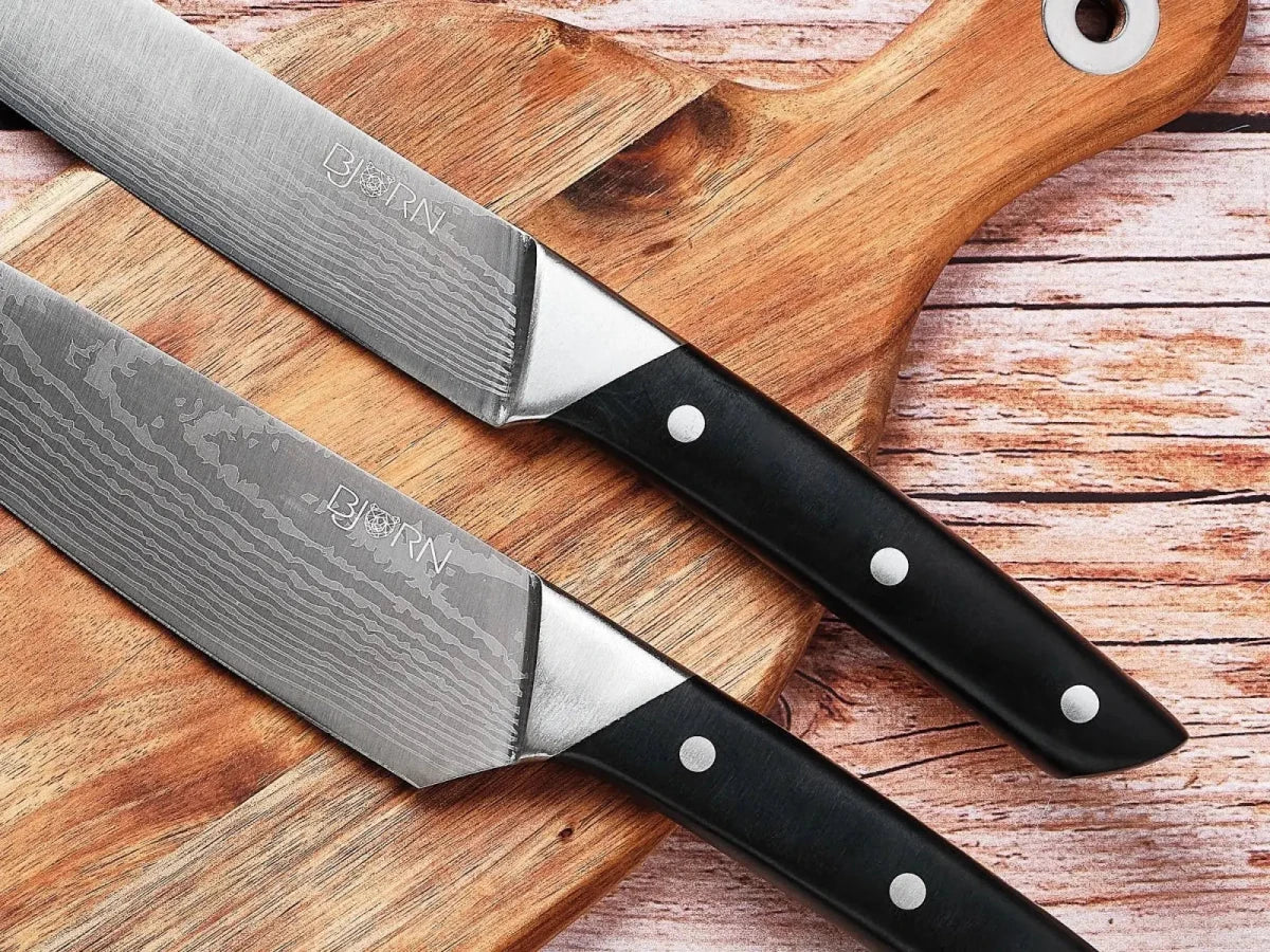 Björn Küchenmesserblock - Set ERLING SKAGEN - 7 tlg. - Braun kaufen Bjorn Schweiz Webshop Onlineshop