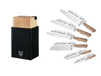 Björn Küchenmesserblock - Set JAKOB PORVOO - 8 tlg. - Braun kaufen Bjorn Schweiz Webshop Onlineshop