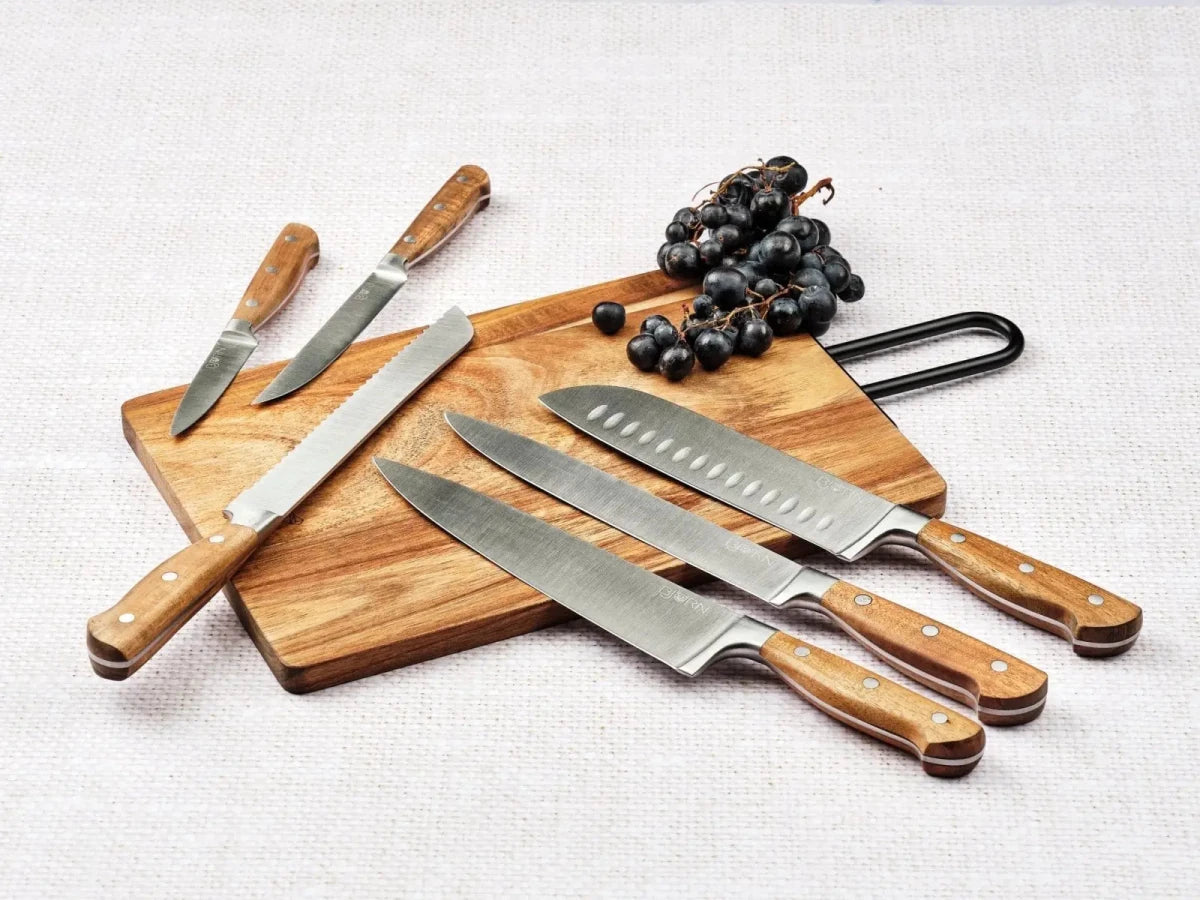 Björn Küchenmesserblock - Set JAKOB VANTAA - 7 tlg. - Braun kaufen Bjorn Schweiz Webshop Onlineshop