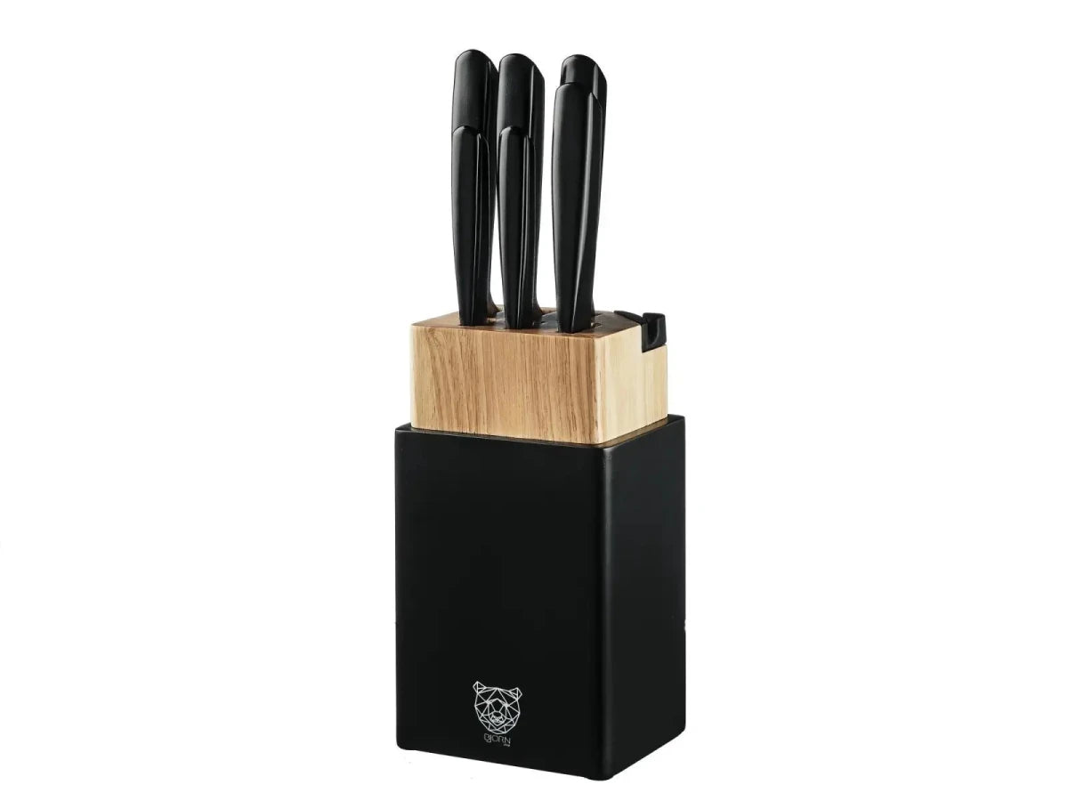 Björn Küchenmesserblock - Set JENSEN PORVOO - 8 tlg. - Schwarz kaufen Bjorn Schweiz Webshop Onlineshop