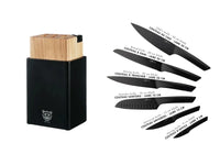 Björn Küchenmesserblock - Set JENSEN PORVOO - 8 tlg. - Schwarz kaufen Bjorn Schweiz Webshop Onlineshop