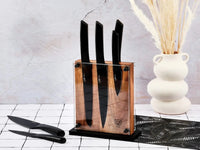 Björn Küchenmesserblock - Set JENSEN RAUMA - 7 tlg. - Schwarz kaufen Bjorn Schweiz Webshop Onlineshop
