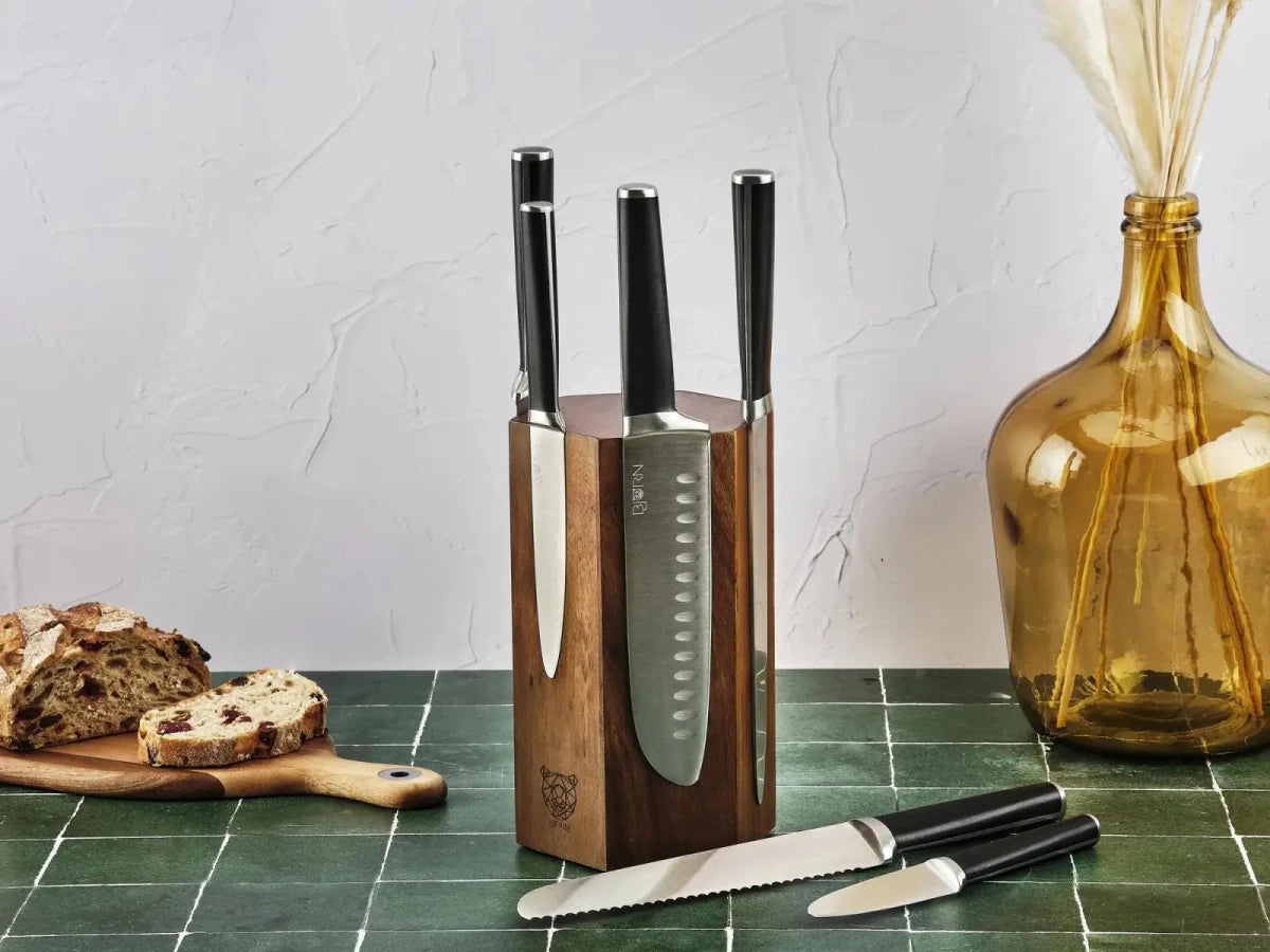 Björn Küchenmesserblock - Set JONA IMATRA - 7 tlg. - Braun kaufen Bjorn Schweiz Webshop Onlineshop