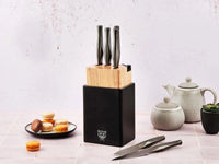 Björn Küchenmesserblock - Set LARUS PORVOO - 8 tlg. - Schwarz kaufen Bjorn Schweiz Webshop Onlineshop